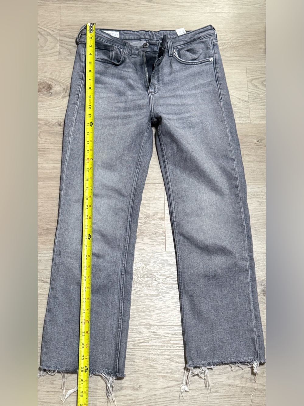 Zara Light Gray Denim Jeans